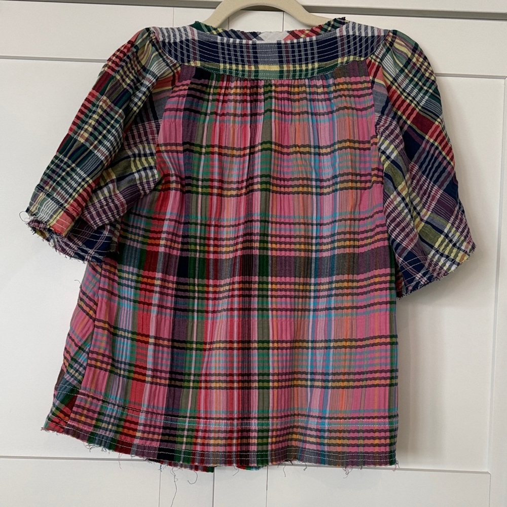Pilcro Colorful Checkered Blouse - Picture 6 of 6